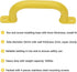 10'' Yellow Playground Accessories Metal Handles Set of 2 - Outdoor Playset Attachment Grab Handles, Kids Grab Bar for Playhouse,Treehouse, Jungle Gym, Climbing Frame