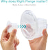 P10 19mm, 2 Pack Paruu Flange Insert Original Breast Pump Parts, Wearable Breast Pump Replacement Accessories