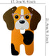 Happy Birthday Dog Letter Banner - Cute Puppy Banner Supplies for Birthday Party Decoration