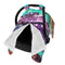 Hcpwzrf Decorative Mosaic Purple and Teal Baby Car Seat Cover & Nursing Cover