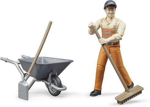 Bruder Figure-Set - Municipal Worker Vehicles Toys