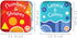 (Set 2 Floating Baby Bath Books - Bath Books for Babies, Infants - Waterproof, Mold-Free Bath Toys for Learning & Early