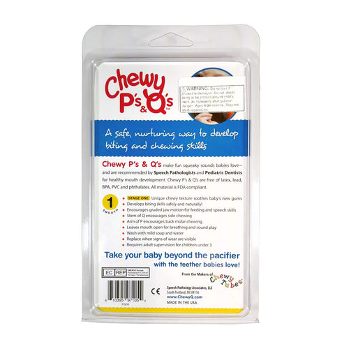 Chewy Tubes Ps and Qs in Orange