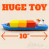0 SplashEZ Bath Toy Boat for Kids & Toddlers | Mold Free Cargo Ship Toy for Bathtub Play with No Hole for Water | Ideal