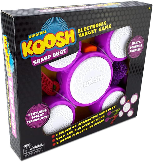 Koosh Sharp Shot Interactive Target, 3 Games to Play, Fun with Friends or Against Target's AI for Ages 6+