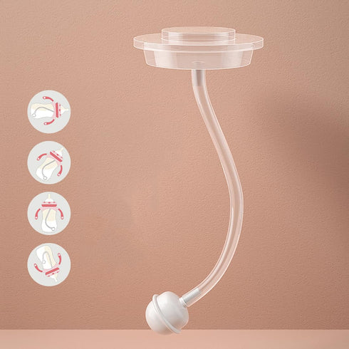 330ml, 11oz 12m+, 3 Pack Oberni Baby Bottle Weighted Straw Toddler Milk Feeding Bottle with Size + Variable Flow Teat