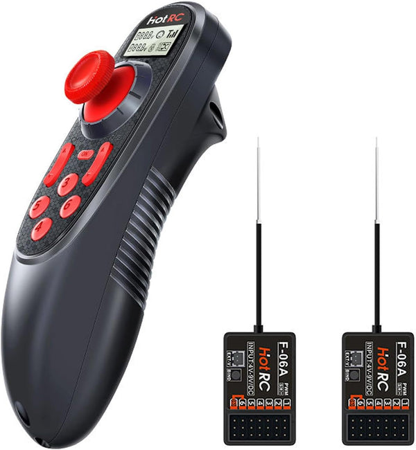 havcybin HOTRC DS-600 6CH 2.4GHz RC Transmitter and Receiver Remote Controller with DS