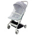 CATHATRR Pushchair Canopy Netting Covers Strollers Net for Baby Carriers Breathable Full Coverage