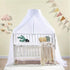 Vilemoon Set Crib Canopy Holder Mosquito Net Stand Holder Metal Adjustable Clip-On Stand Bracket for Rack Mosquito Net