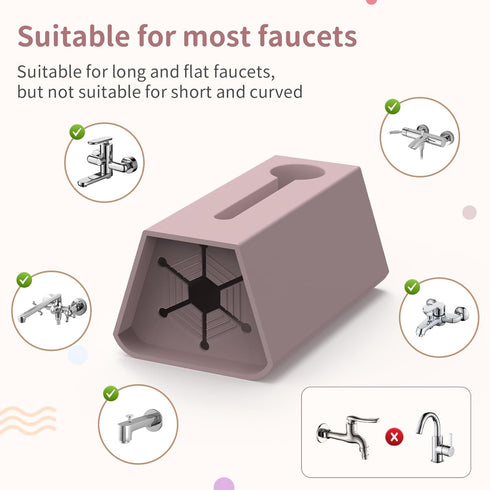 Bathtub Faucet Cover for Baby, Soft Silicone Safety Universal Fit Spout Cover for Kids
