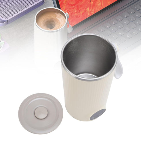 Portable Bottle Warmer & Mixer, Constant Temperature Portable Milk Warmer Automatic Mixer, Cordless Travel Bottle