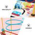 Alasum Toddler Car Toys, Bead Maze Toy, Funny Round Wooden Roller Coaster for Kids