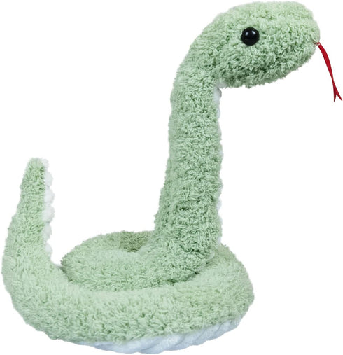 Green Plush Snake Stuffed Animal Toy - Soft Cuddly Hugger for Boys & Girls, Birthday Gifts