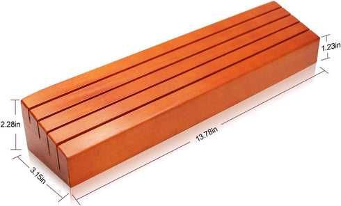 Set 2 13.8 inch* 3.1 Inch Exqline Wooden Playing Card Holder of Solid Card Tray Rack Organizer for Kids Seniors Adults