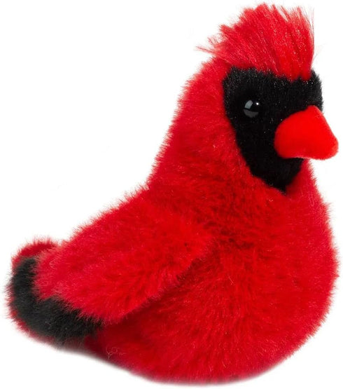 Douglas 6 Inch Carmine Cardinal Red Bird Plush Stuffed Animal