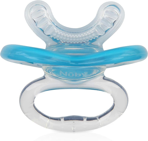 Nuby 2-Pack Gum-EEZ Pacifier Teethers, Colors May Vary