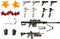 Kaiyodo Revoltech Optional Parts Expansion Set Volume 1 Accessory Set