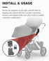 ODNEX V2, V3 V2, Upper Adapter Accessories Compatible with UPPAbaby Vista, Vista Vista Strollers/Bassinet, Toddler Sea