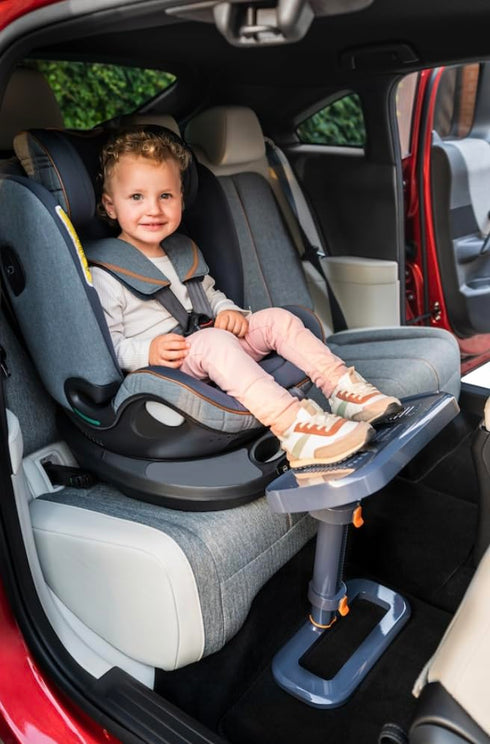 KneeGuard Kids Car Foot Rest for Children and Babies. Footrest is Compatible with Toddler Booster Seats for Easy, Safe