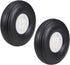 uxcell Tire and Wheel Sets for RC Car Airplane, PU Sponge Tire with Plastic Hub, 5" 2pcs