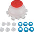 Fockety 6 Lamb Milk Feeder Bottle, Pacifier Round PC Plastics Easy to Clean Sheep Feeding Cup, Portable Safe Milk Pot