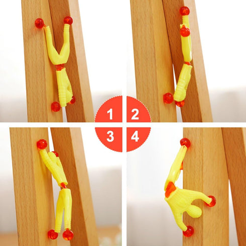 JOHOUSE Sticky Man, 24PCS Sticky Wall Climber Rolling Men, Window Crawlers for Kids Classroom Party Favors
