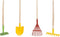 HEY! PLAY! Kids Gardening Set 4-Piece Mini Garden Tools with Wood Handles