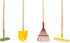 HEY! PLAY! Kids Gardening Set 4-Piece Mini Garden Tools with Wood Handles