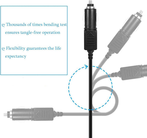 12 Volt Car Vehicle Lighter Adapter, Compatible with Medela Freestyle Charger, Pump-in-Style Advanced, Spectra S1