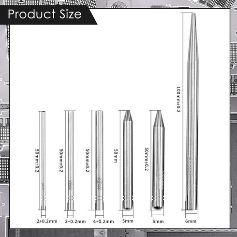 6 Pieces Metal Model Kits Tool Sets - Edges Tabs Cylinder Cone Shape Bending Assist Tools for DIY Metal Puzzles