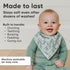 Copper Pearl 4 Pack Soft Cotton Baby Bibs for Drooling and Teething, Adjustable for Newborns to Toddlers (Alta Set)