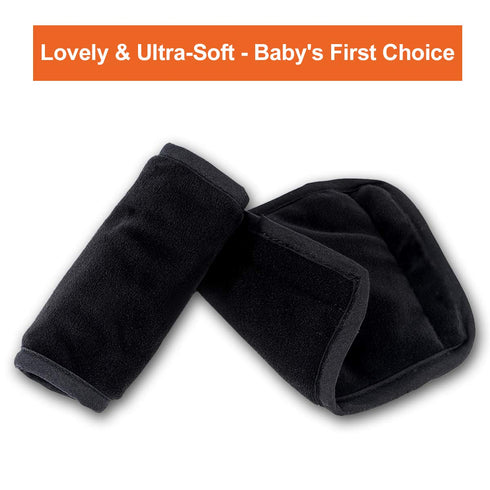 COOLBEBE Car Seat Straps Shoulder Pads for Baby Kids, Super Soft Seat Belt Covers for All Car