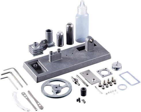 Hot Air Stirling Engine Assembly Kit - Electricity Power Generator LED Lights Kit for Engineers and Adults