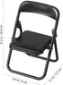 12pcs Mini Foldable Chairs for Dollhouse, Mini Stand Model Chair & Desk Phone Stand Decoration