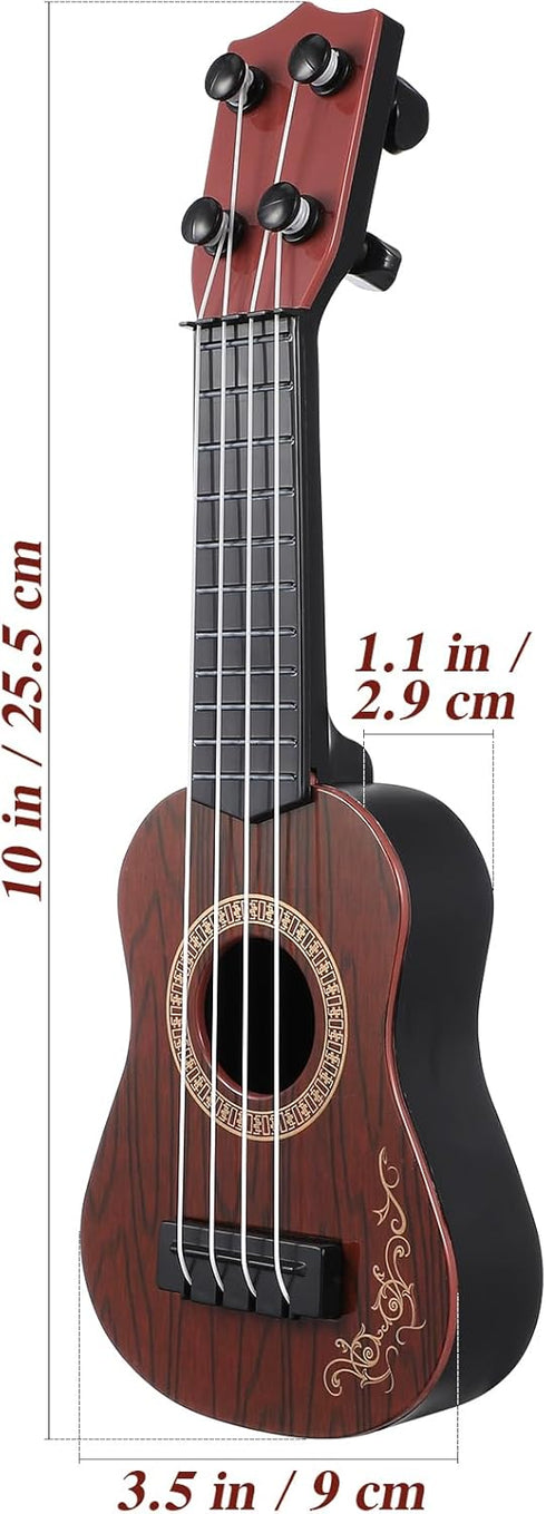 Toddmomy Kids Ukulele Toys, 4 Strings Toddler Ukulele Musical Instrument for Early Education Beginners