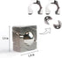 Brain Teaser Puzzles, 3 Pieces Metal Cast Puzzle Games, 3D Highly Difficult Adult Puzzles, IQ Educational Box
