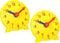 PATIKIL 4 inch Teaching Clock - 2 Pack Learn Clock for Classroom - Analog Clock with 12 Hour Pointers