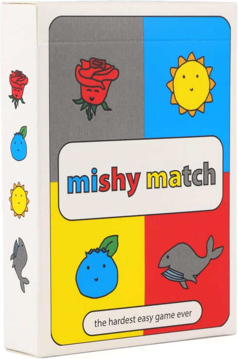 Mishy Match - The Hardest Easy Game Ever, Mensa Award Winning Hilarious Party Game for Adults and Families