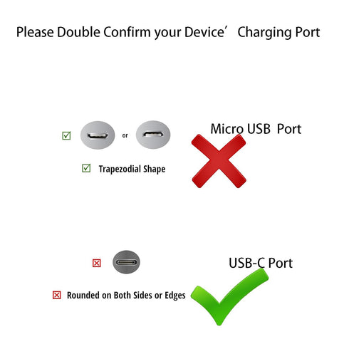 Baby Monitor Charger Replacement for VAVA, VTech, Motorola - 5V USB-C Power Cord, Charging Cable 6 FT