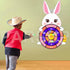 Easter Dart Board Game, Cute Bunny Party Board Game with 12 Stick Velcro Balls for Kids Ages 4-8