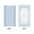 Generic 32x16 Blue Checkered Changing Pad Cover for Baby Girls Boys Cartoon Breathable Diaper Change Table Sheet Soft