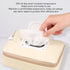 Luxury Wipe Warmer Dispenser with PU Leather - Elegant Baby Wipe Heater for Home