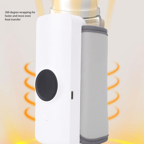 Portable Bottle Warmer, Fast Heating Travel Bottle Warmer with Smart Constant Temperature for Various Milk Bottles, USB