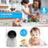 XINYADA App,5-inch 720p 1080p 2-Way Upgraded Smart Baby Monitor with Video and Audio, Dual Mode Remote,Free Smart Phone