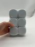 6PCS White EVA Foam Dices for Kids Graffiti, Building Blocks,Creative Painting