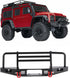Tbest Metal Front Bumper 1/10 RC Vehicle Bumpers Adjustable Front Bumper Accessory for 1/10 RC Crawler Car