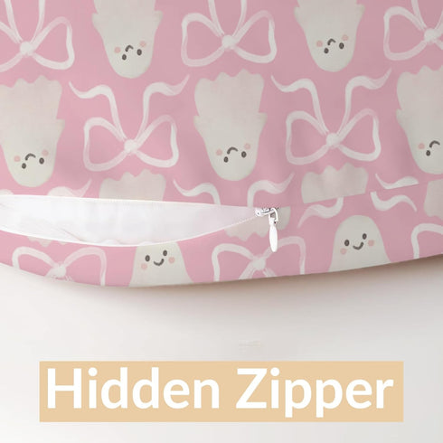 Cstdyfrv Halloween Spooky Bows Nursing Pillow Covers Cute Pastel Bows Stretchy Nursing Covers for Breastfeeding Pillows