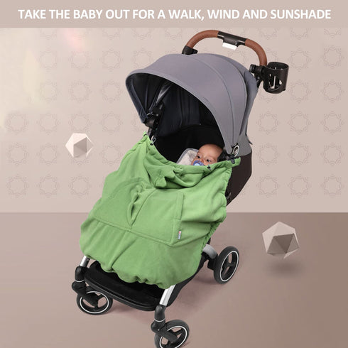 Baby Carrier Cover Stroller Cover,Newborn Hooded Stretchy Cloak,Soft Kangaroo Hoodie for Mom Baby,Suit for All Seasons