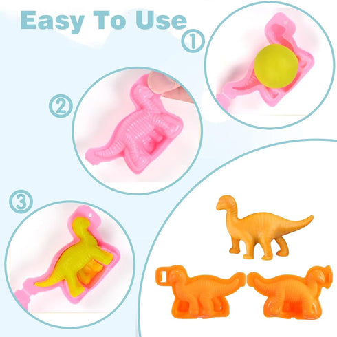 Yiklucg 6 Set.Ideal 3-4-8 Unleash Creativity with Unique Dino Molds Dough Toys Dough Accessories as a Gift for Kids
