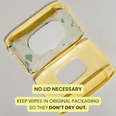 Bee Babe Co. On-The-Go Wipes Dispenser, Travel Wipes Case, Includes Temporary Trash Compartment, Must Have Diaper Bag
